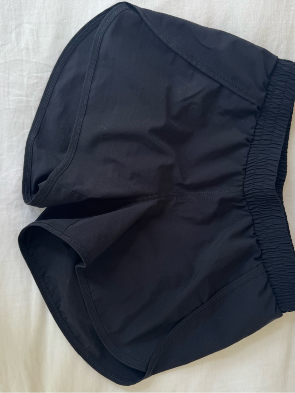all in motion Girls’ Black Elastic Waist Athletic Shorts